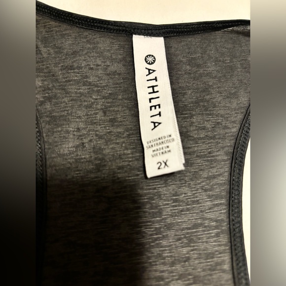 Athleta, tissue weight black tank, 2XL - Picture 8 of 8